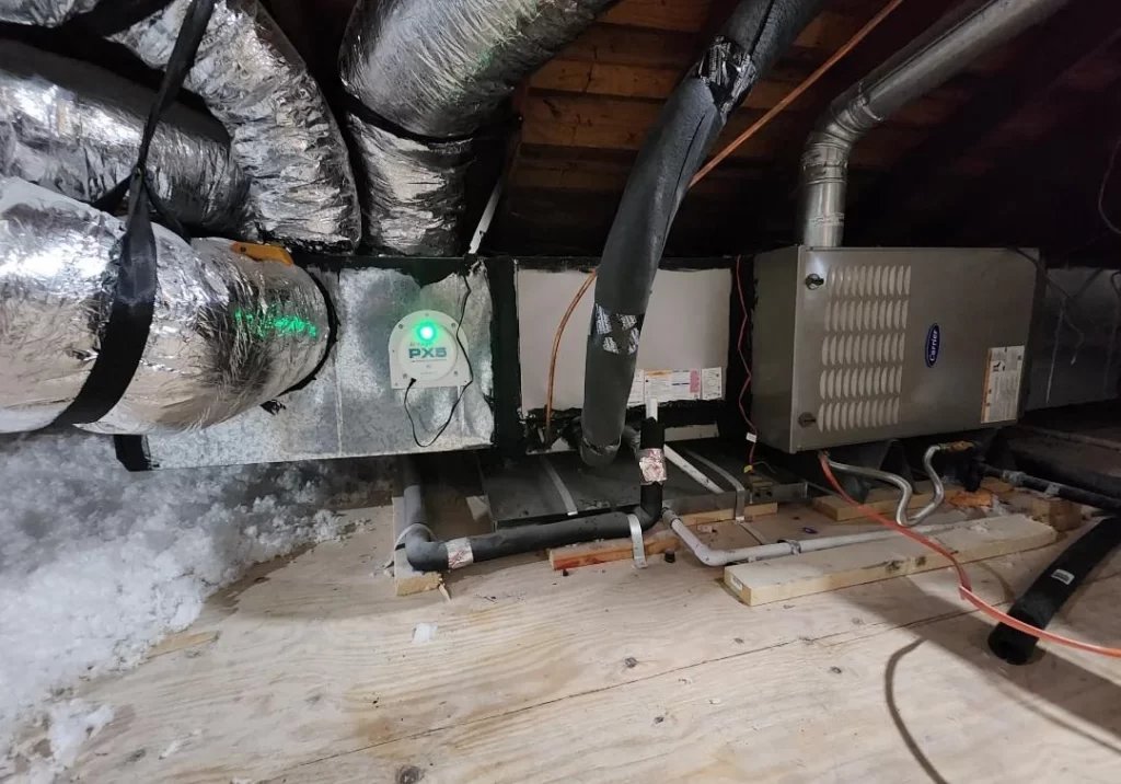HVAC equipment and ducts