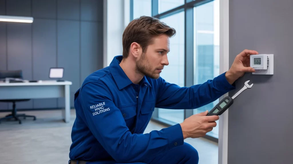 A Focused HVAC techinician of Lone Star Heat and AC