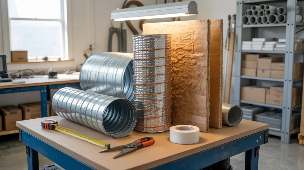 Materials and Construction From Sheet Metal to Flexible Ducts